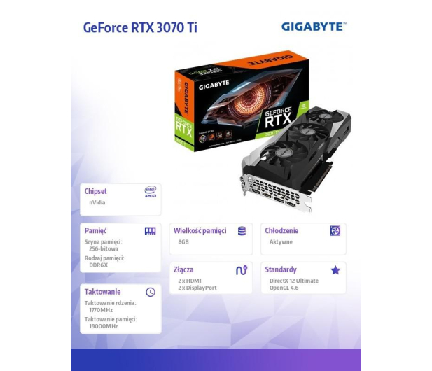 Gigabyte GeForce RTX 3070 Ti GAMING OC 8GB GDDR6X - 659843 - zdjęcie 11